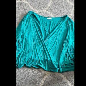 Womens Size XL Wrap Front Shirt